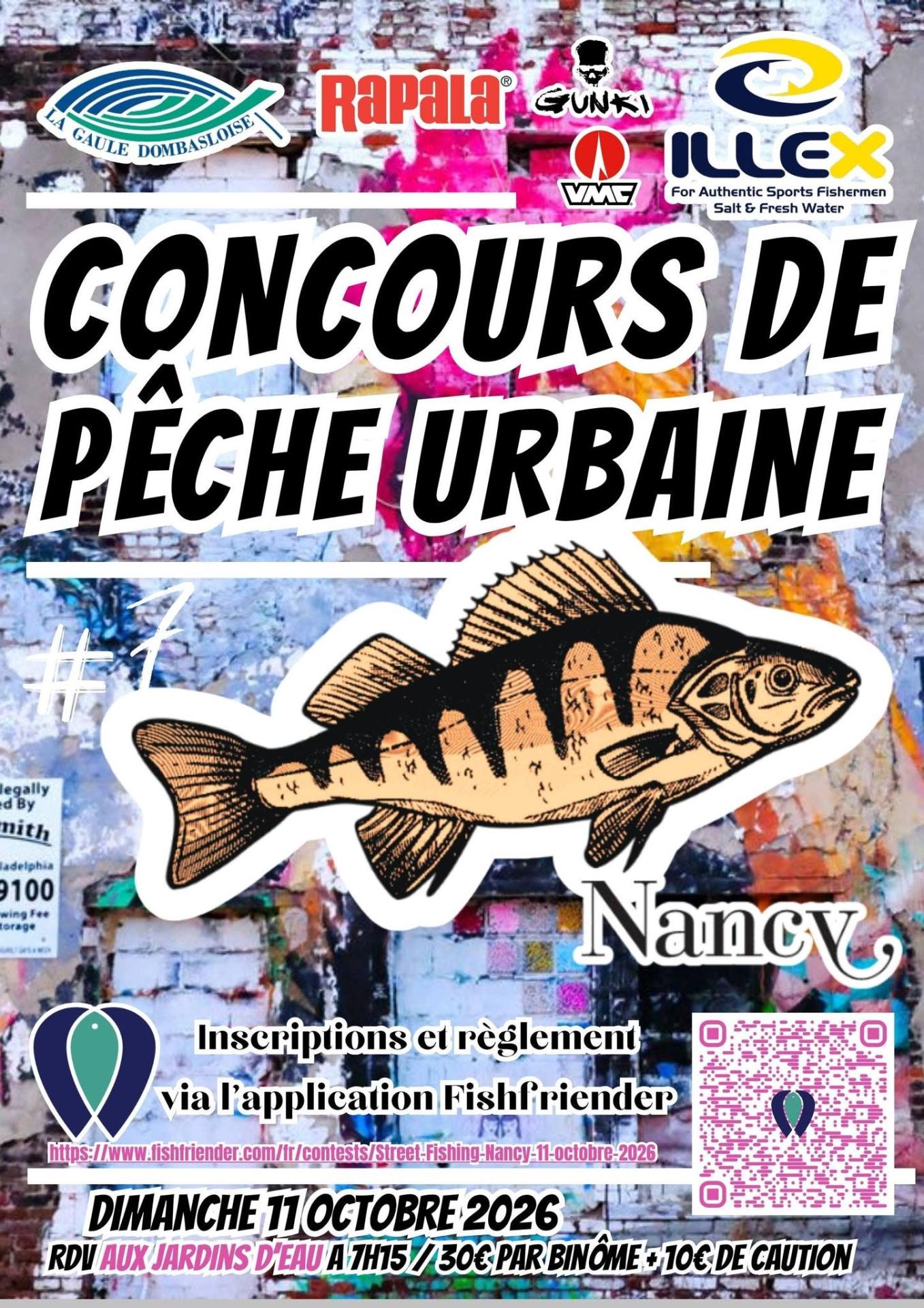 Street fishing à Nancy — 11 octobre 2026